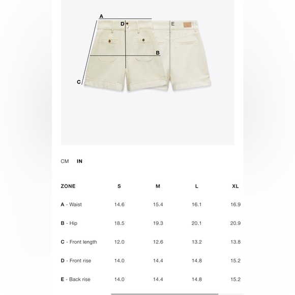 Zara Embroidered Mirror Shorts - Picture 12 of 12